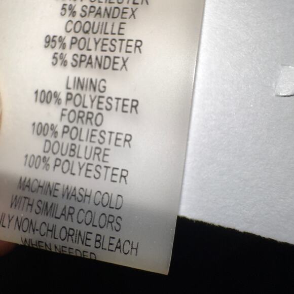 Vince Camuto Twist Knot Jersey Dress 10 Navy Blue Lined Ruched Back NWT! - Picture 11 of 16